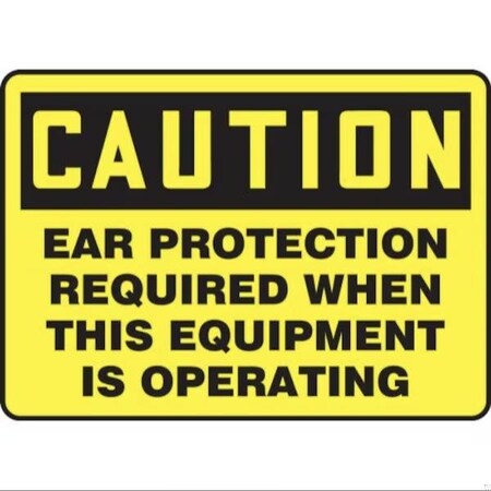 Accuform Caution Sign, MPPE778XV MPPE778XV